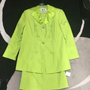 KB green size 12 women’s dress suit